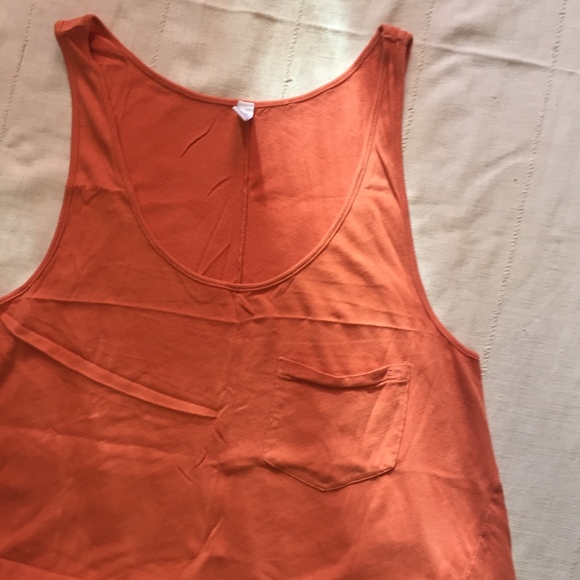RVCA Orange Racer Back Tank - Picture 2 of 5